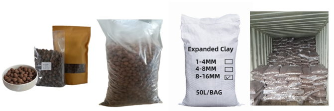 expanded clay packing