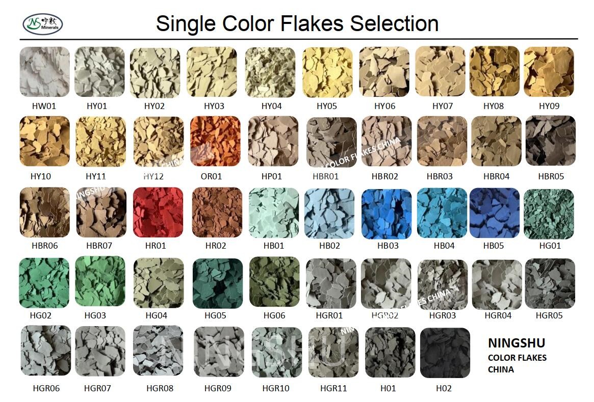 Single Color Flakes