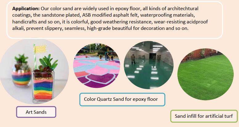 COLOR SAND APPLICATION